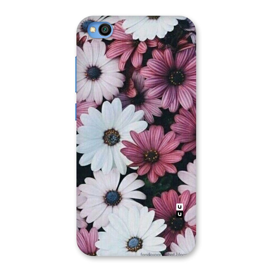 Floral Shades Pink Back Case for Redmi Go