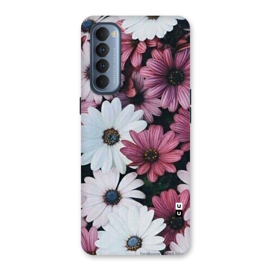 Floral Shades Pink Back Case for Reno4 Pro