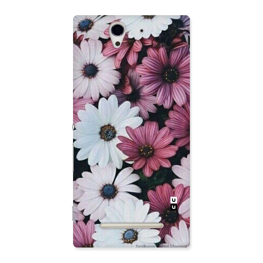 Floral Shades Pink Back Case for Sony Xperia C3