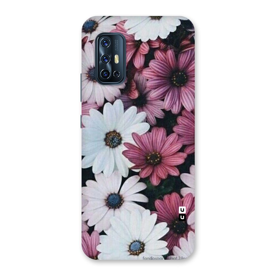 Floral Shades Pink Back Case for Vivo V17