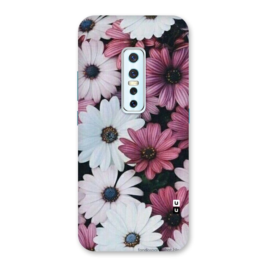 Floral Shades Pink Back Case for Vivo V17 Pro
