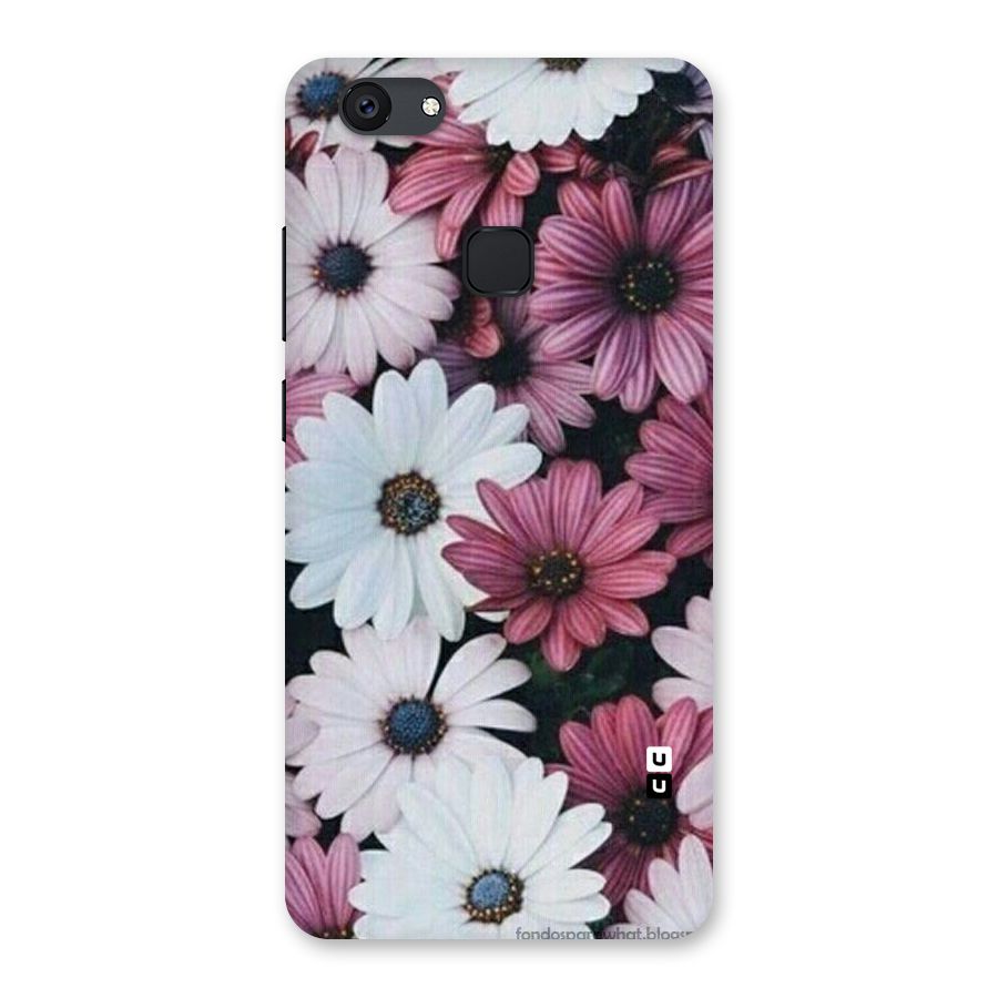 Floral Shades Pink Back Case for Vivo V7 Plus
