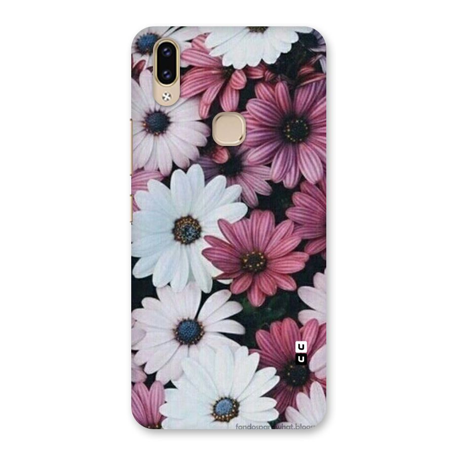 Floral Shades Pink Back Case for Vivo V9 Youth