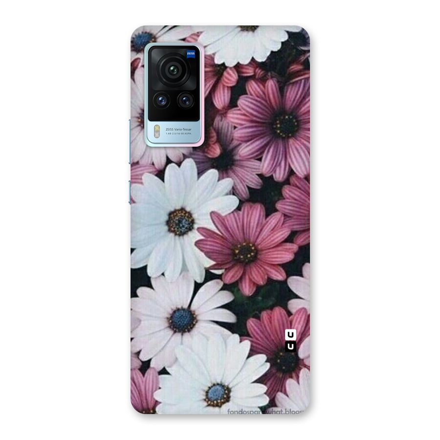Floral Shades Pink Back Case for Vivo X60 Pro