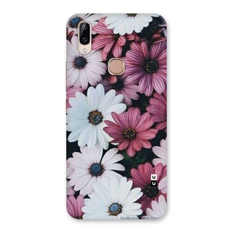 Floral Shades Pink Back Case for Vivo Y83 Pro