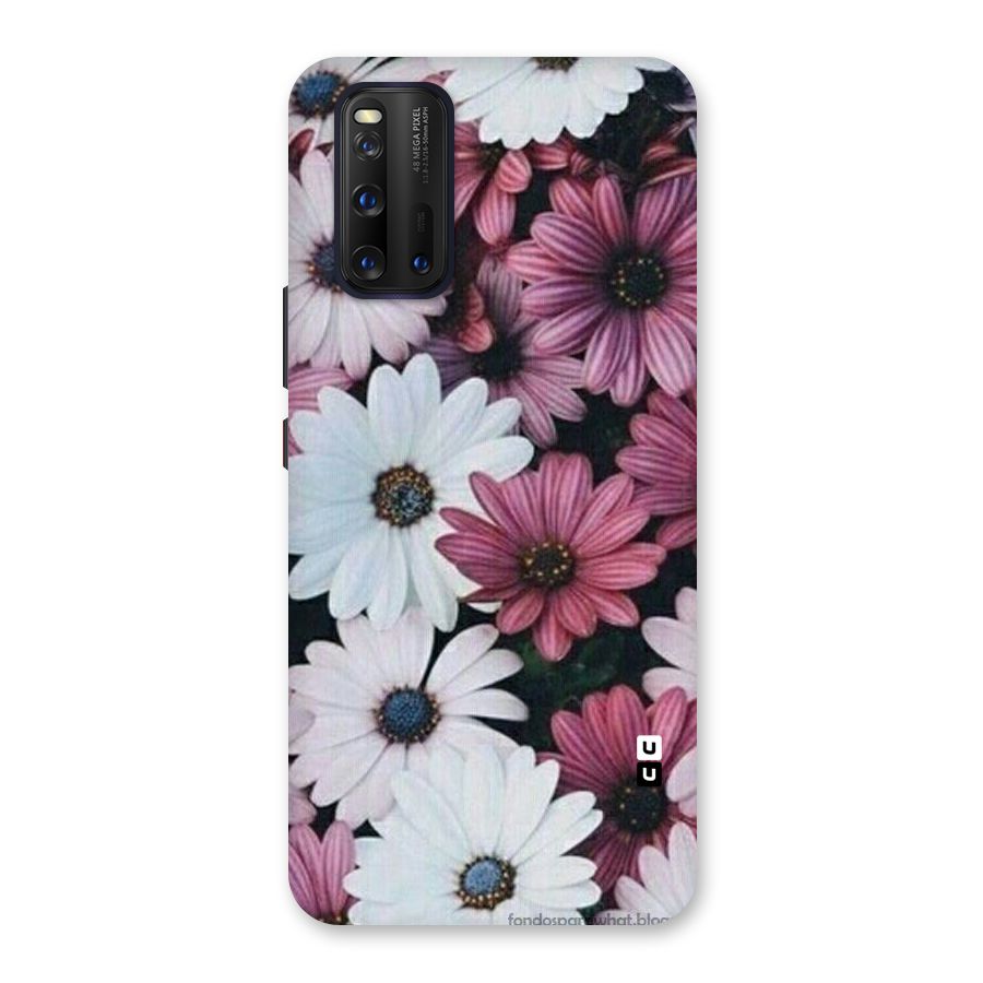 Floral Shades Pink Back Case for Vivo iQOO 3