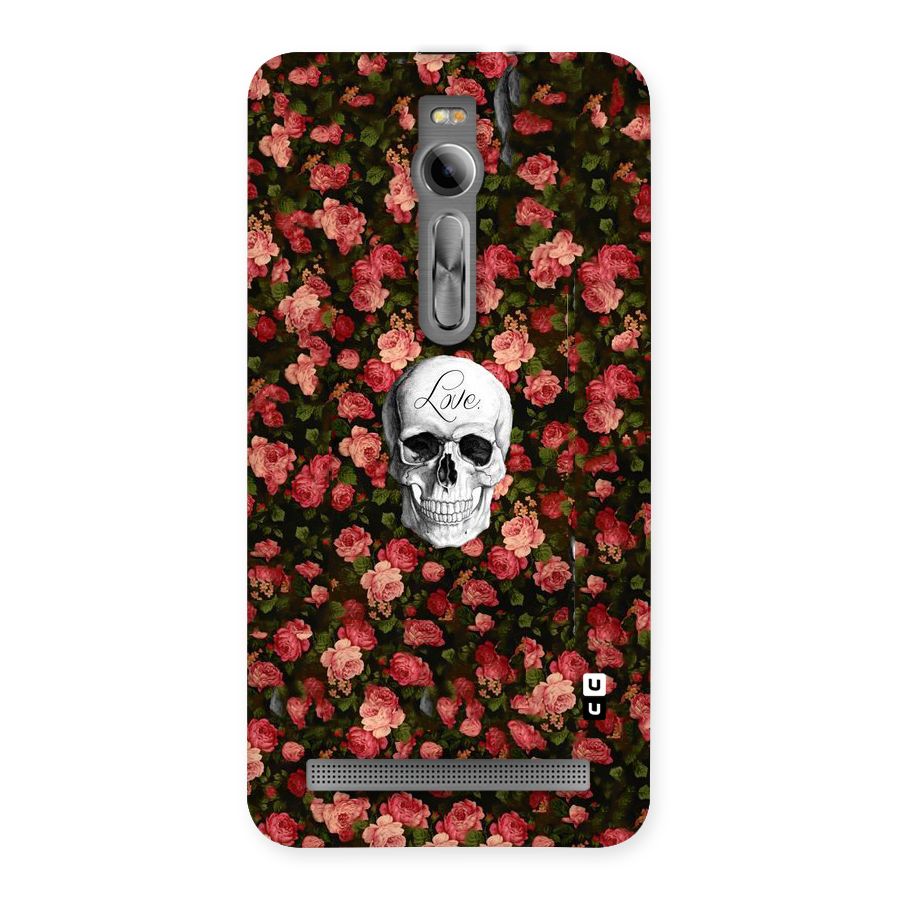 Floral Skull Love Back Case for Asus Zenfone 2