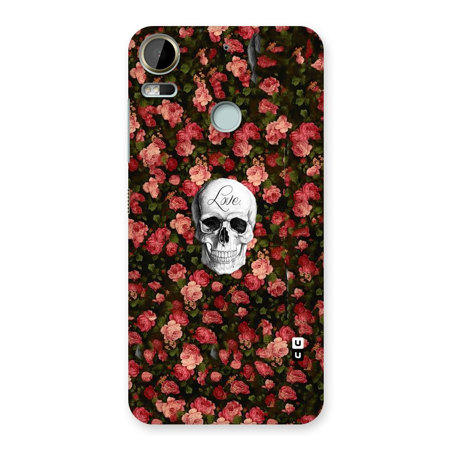 Floral Skull Love Back Case for Desire 10 Pro