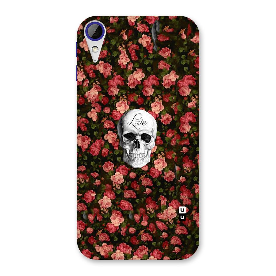 Floral Skull Love Back Case for Desire 830