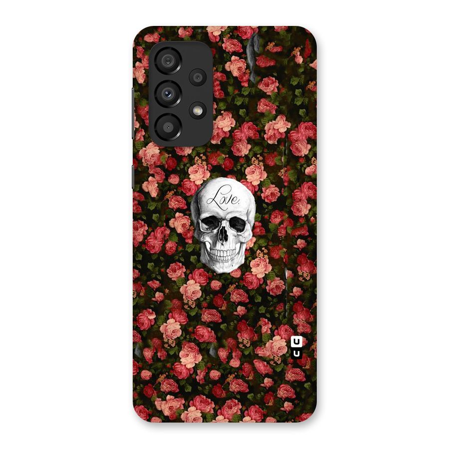 Floral Skull Love Back Case for Galaxy A33 5G