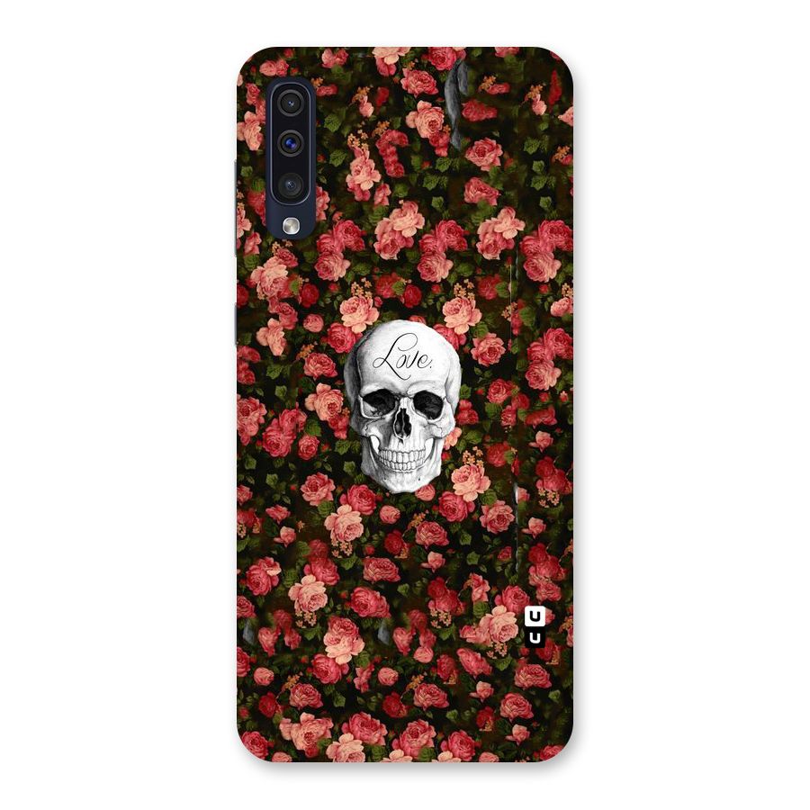 Floral Skull Love Back Case for Galaxy A50s