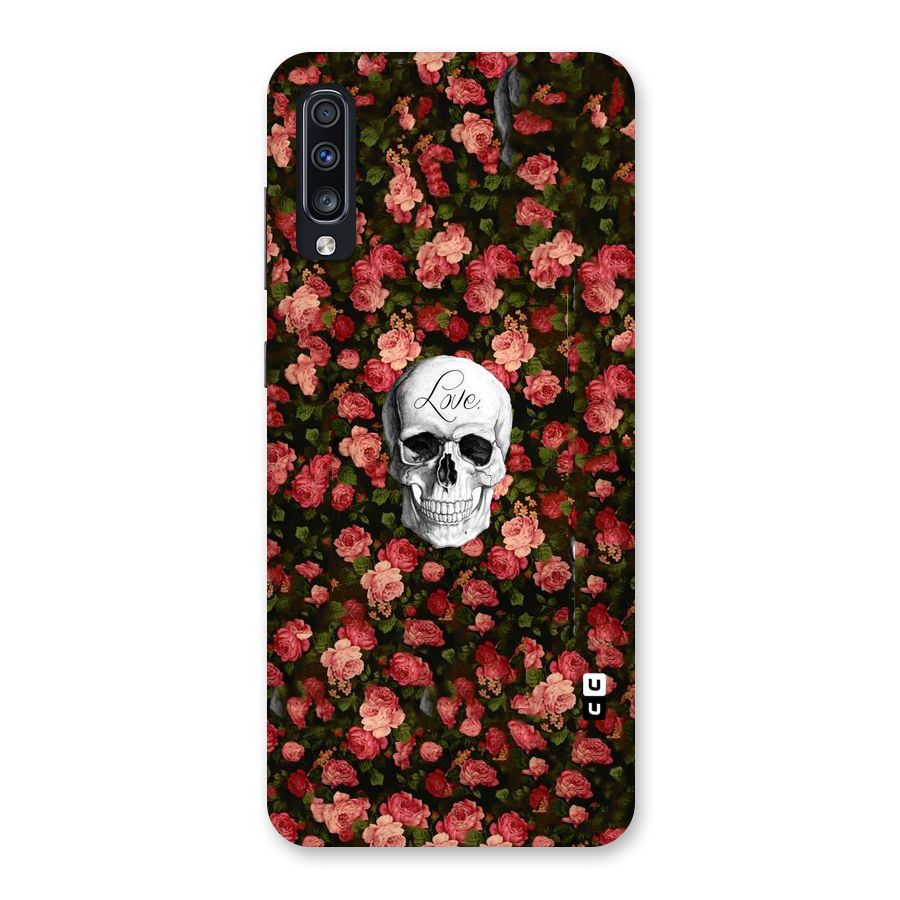 Floral Skull Love Back Case for Galaxy A70