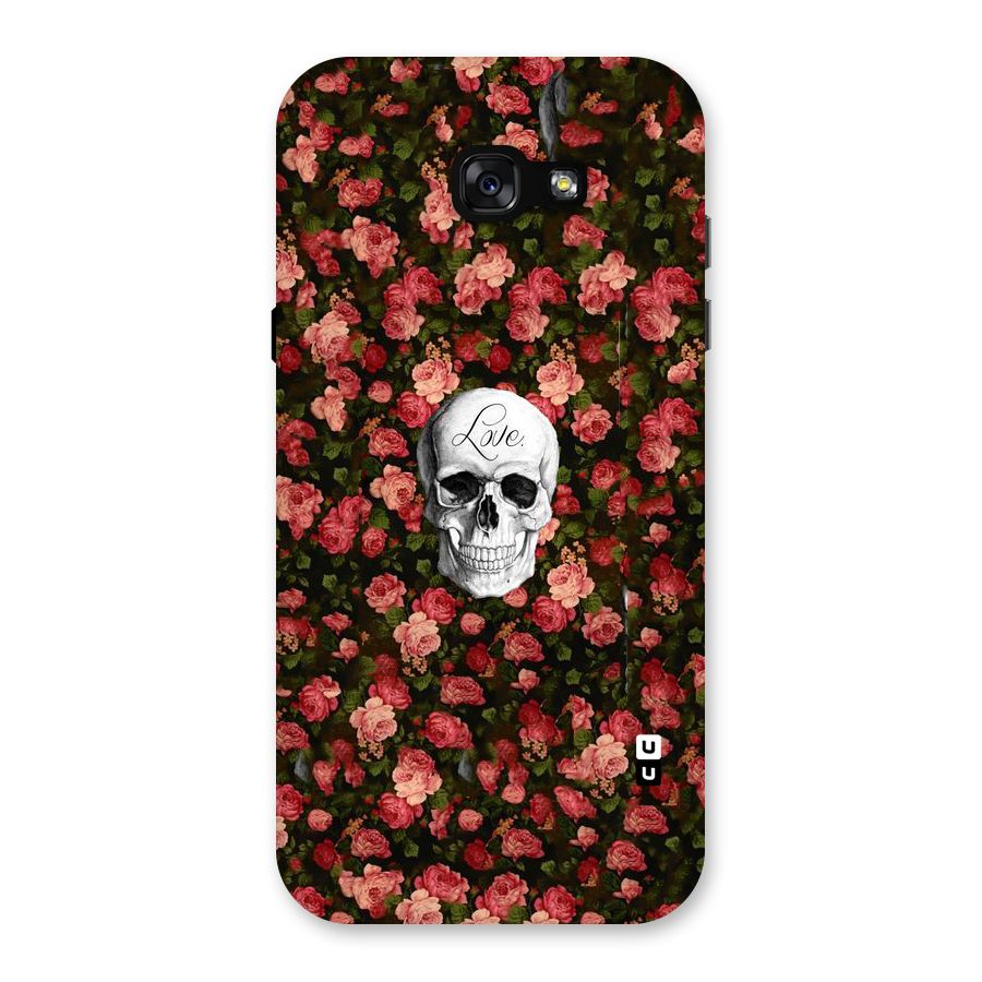 Floral Skull Love Back Case for Galaxy A7 (2017)