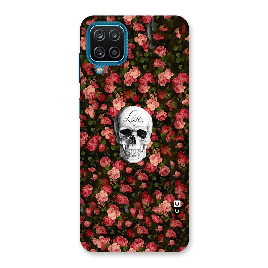 Floral Skull Love Back Case for Galaxy F12