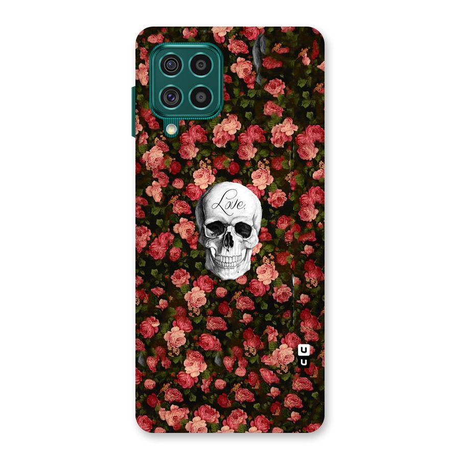 Floral Skull Love Back Case for Galaxy F62
