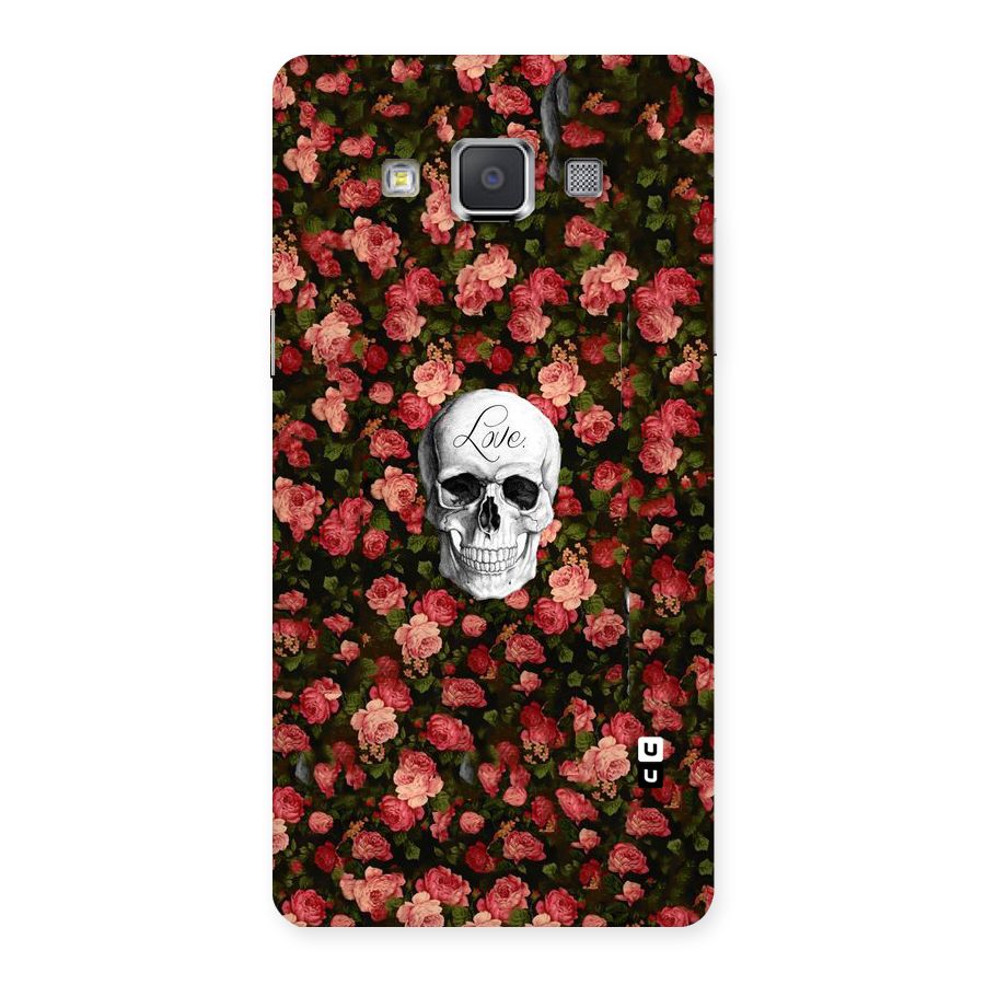 Floral Skull Love Back Case for Galaxy Grand Max
