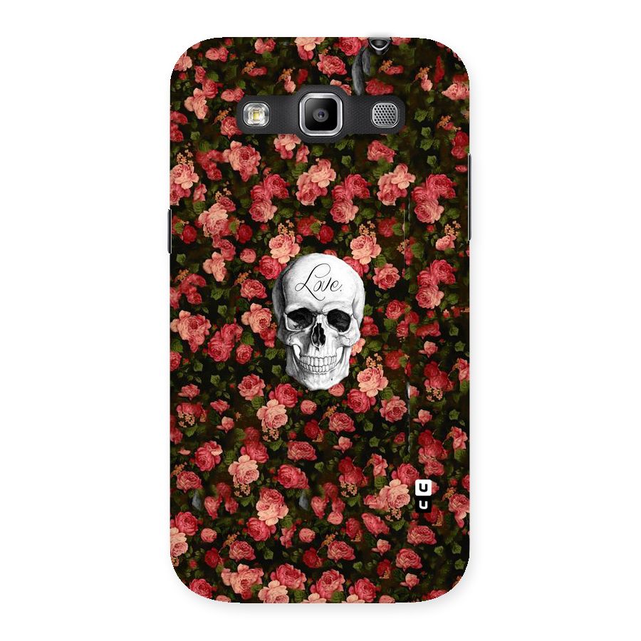 Floral Skull Love Back Case for Galaxy Grand Quattro
