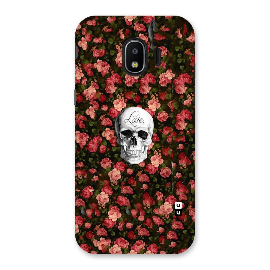 Floral Skull Love Back Case for Galaxy J2 Pro 2018