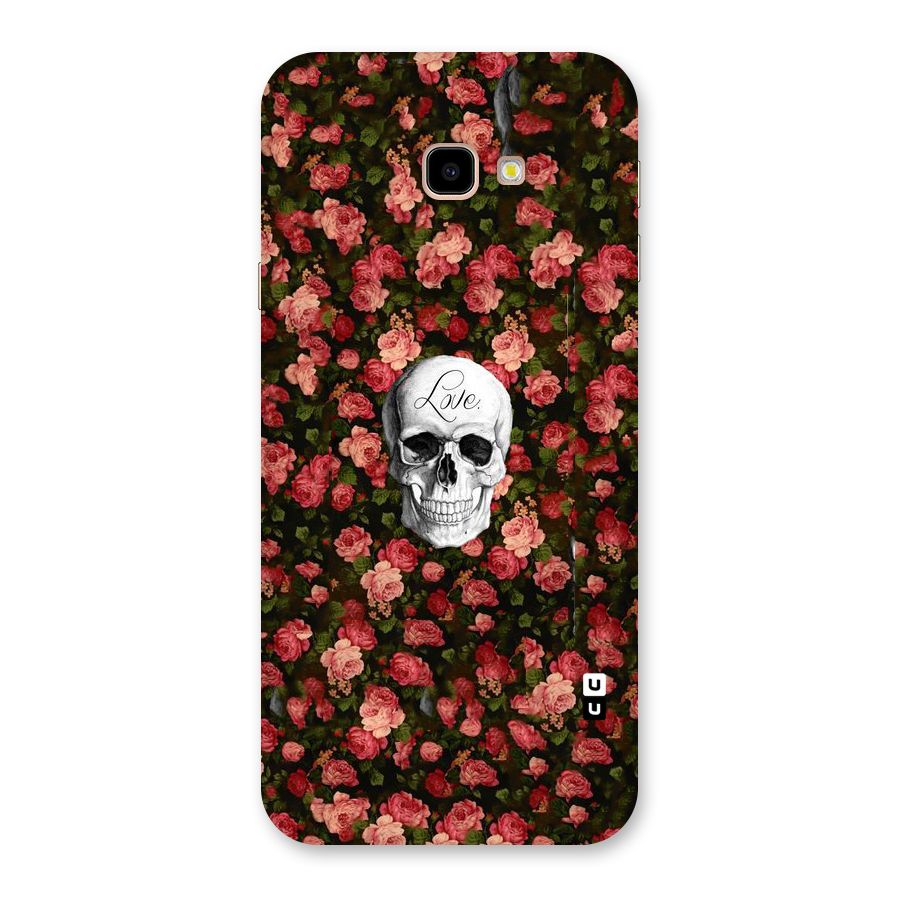 Floral Skull Love Back Case for Galaxy J4 Plus