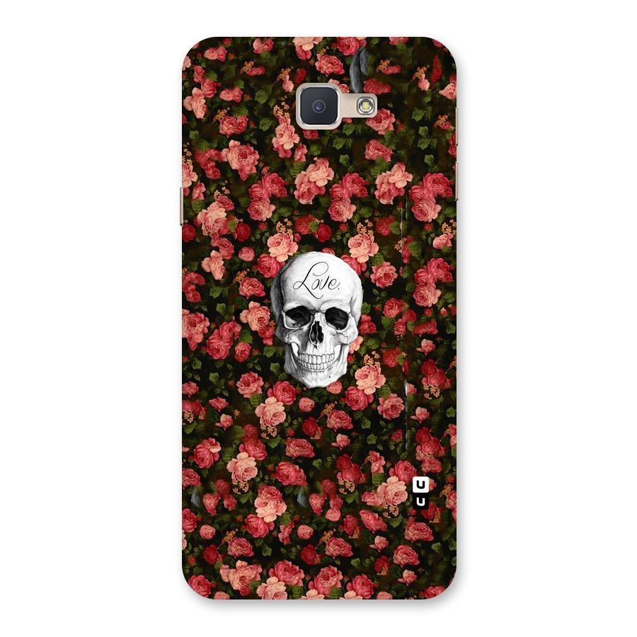 Floral Skull Love Back Case for Galaxy J5 Prime