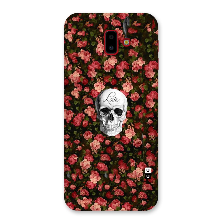 Floral Skull Love Back Case for Galaxy J6 Plus