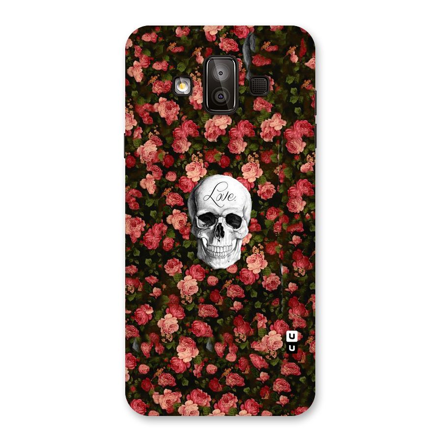Floral Skull Love Back Case for Galaxy J7 Duo