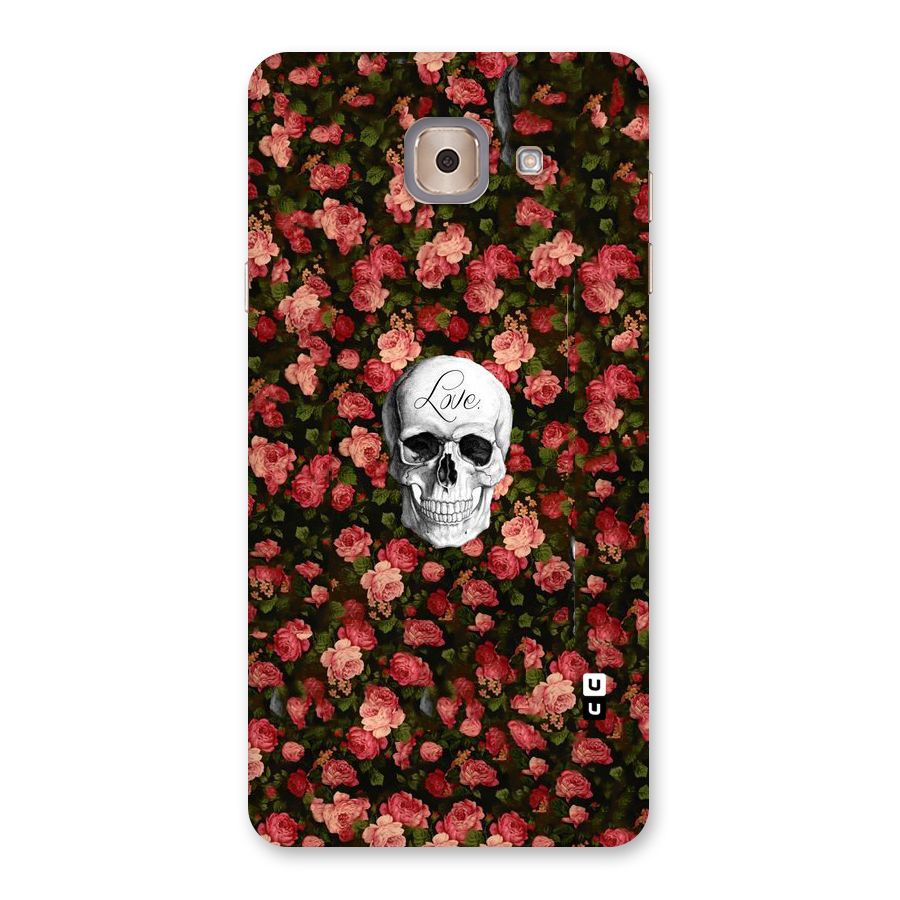 Floral Skull Love Back Case for Galaxy J7 Max