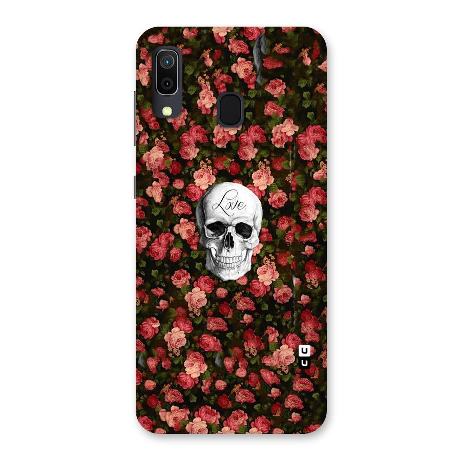 Floral Skull Love Back Case for Galaxy M10s