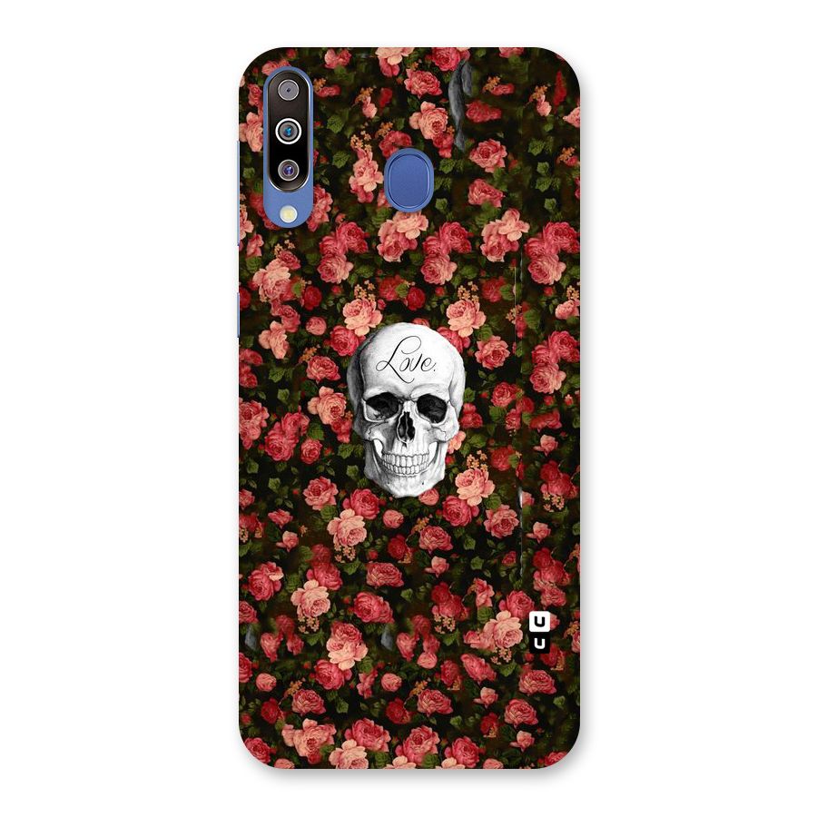 Floral Skull Love Back Case for Galaxy M30