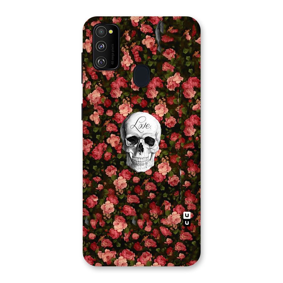 Floral Skull Love Back Case for Galaxy M30s