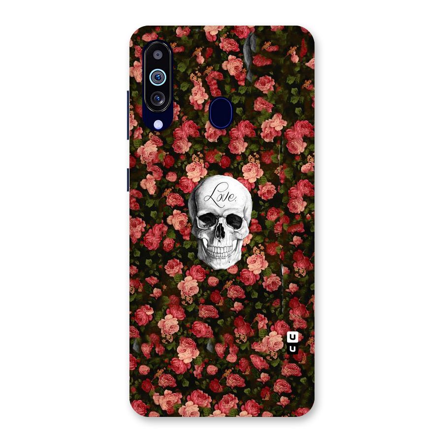 Floral Skull Love Back Case for Galaxy M40