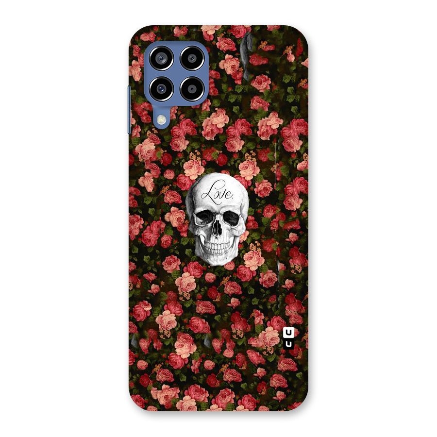 Floral Skull Love Back Case for Galaxy M53 5G