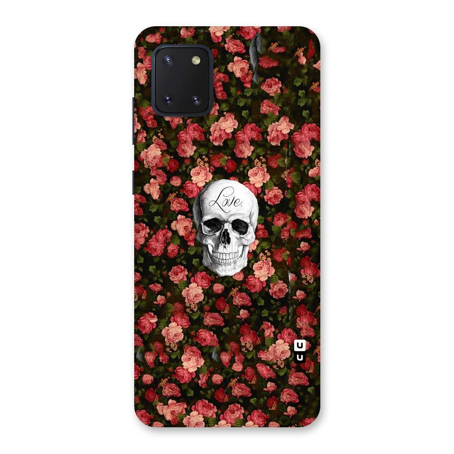 Floral Skull Love Back Case for Galaxy Note 10 Lite