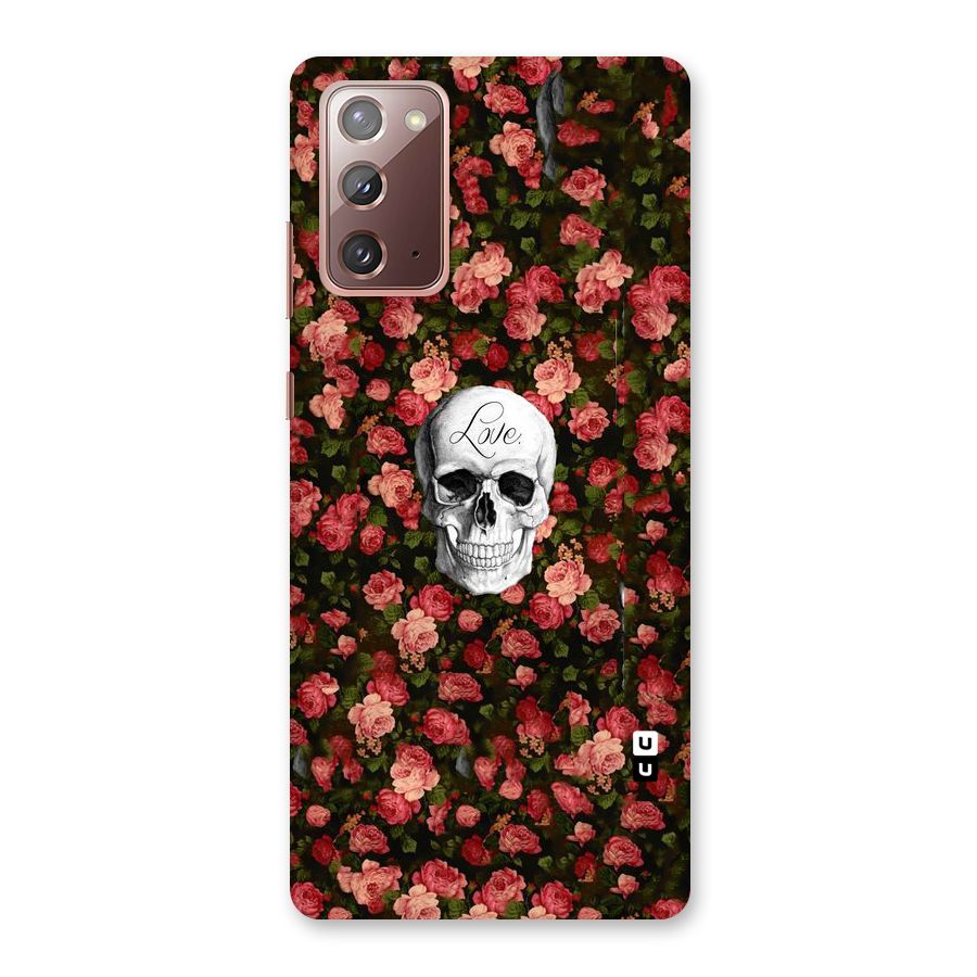 Floral Skull Love Back Case for Galaxy Note 20