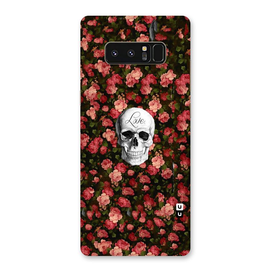 Floral Skull Love Back Case for Galaxy Note 8