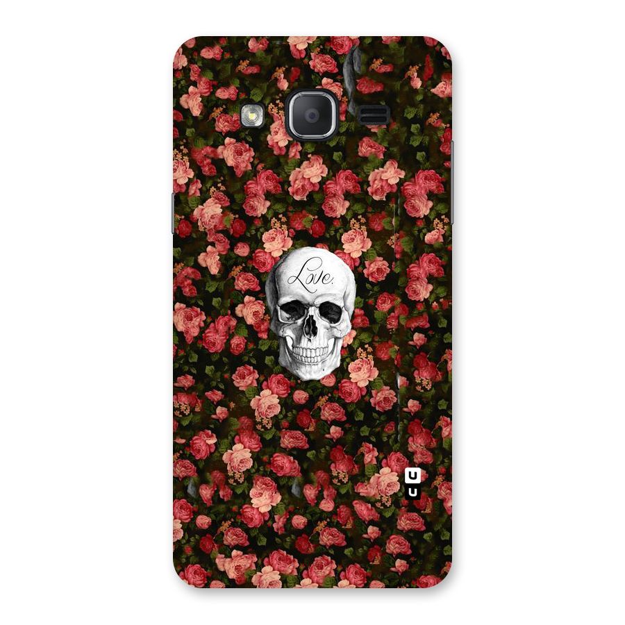 Floral Skull Love Back Case for Galaxy On7 2015