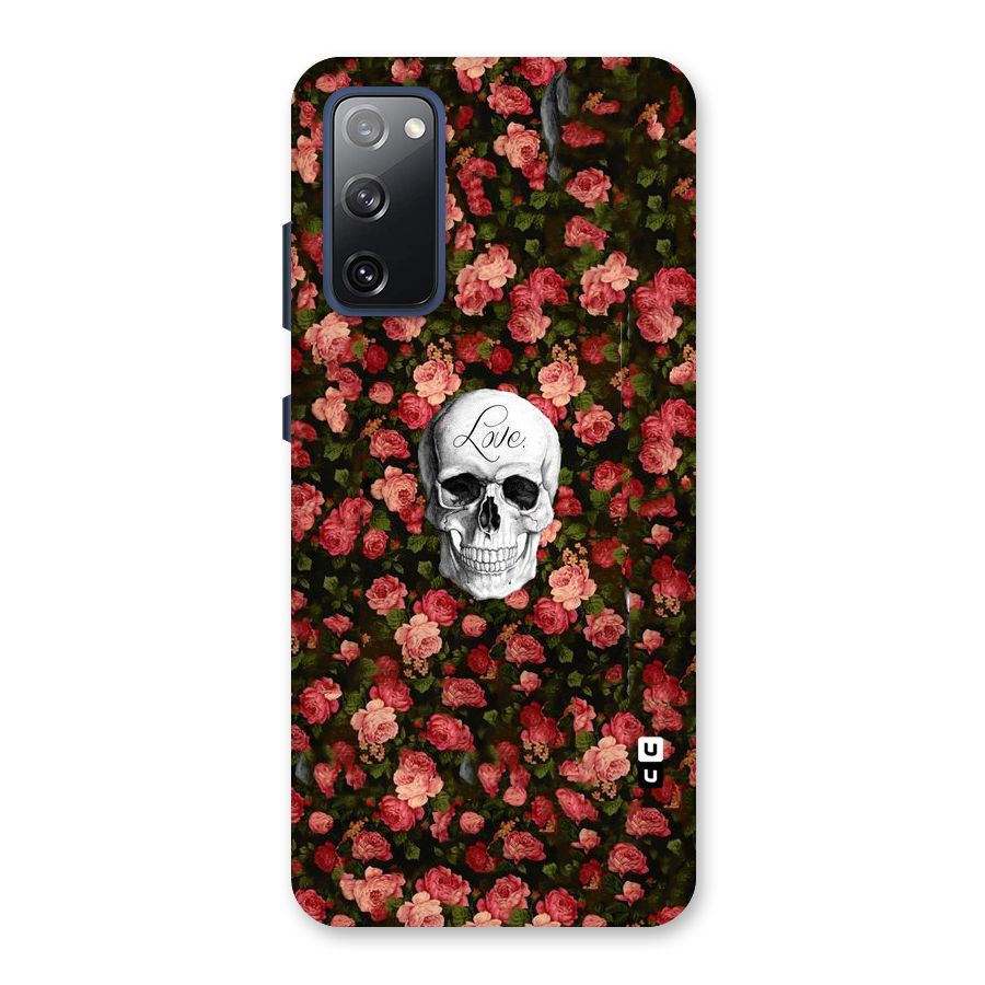 Floral Skull Love Back Case for Galaxy S20 FE