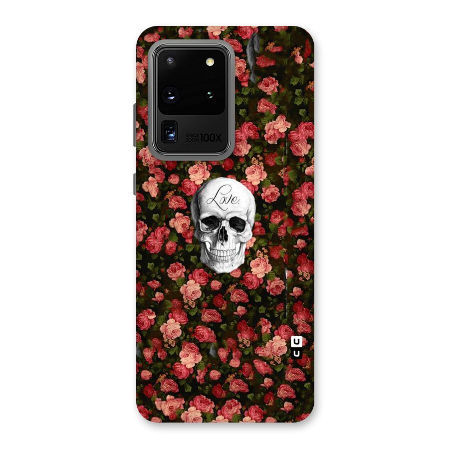 Floral Skull Love Back Case for Galaxy S20 Ultra