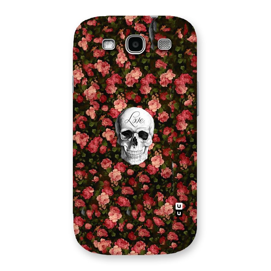 Floral Skull Love Back Case for Galaxy S3