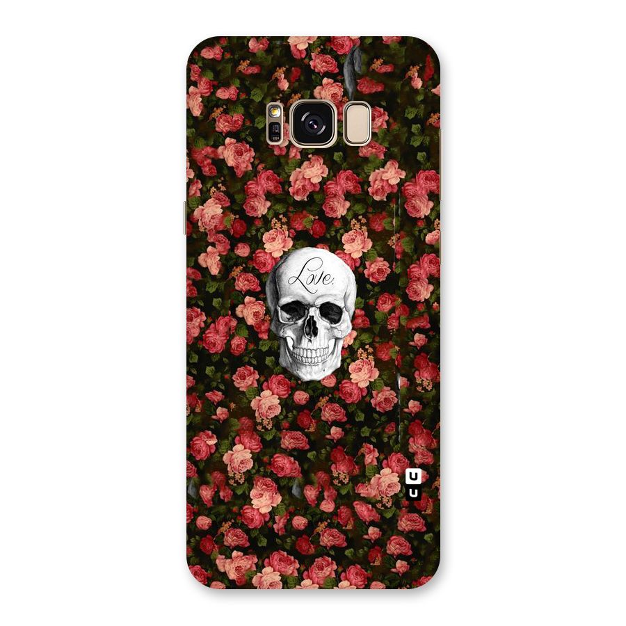 Floral Skull Love Back Case for Galaxy S8 Plus