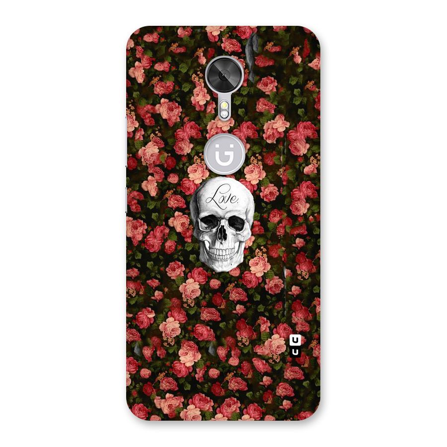 Floral Skull Love Back Case for Gionee A1