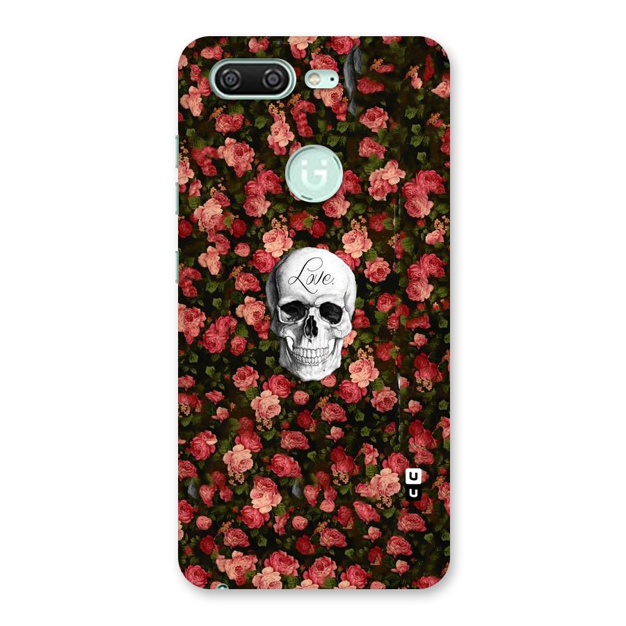 Floral Skull Love Back Case for Gionee S10