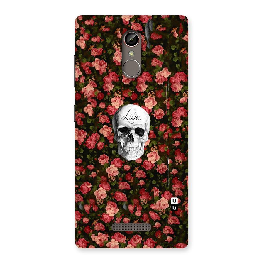 Floral Skull Love Back Case for Gionee S6s