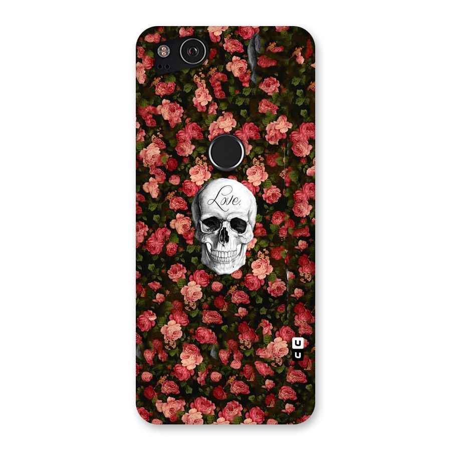 Floral Skull Love Back Case for Google Pixel 2