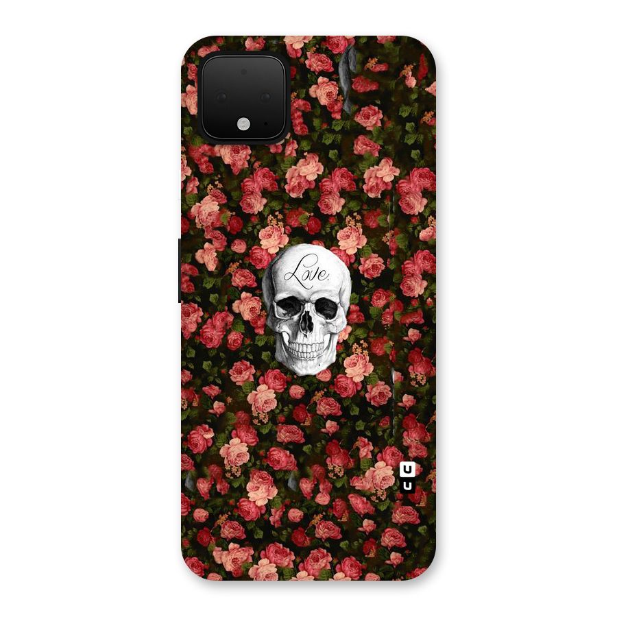 Floral Skull Love Back Case for Google Pixel 4 XL