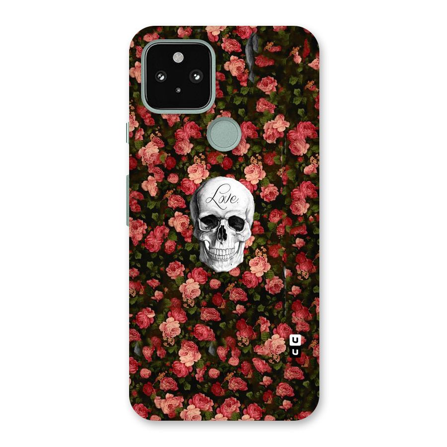 Floral Skull Love Back Case for Google Pixel 5