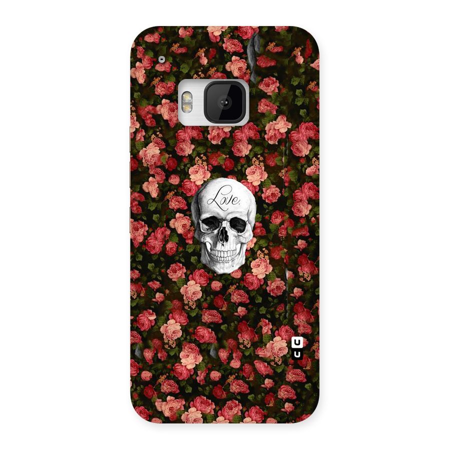 Floral Skull Love Back Case for HTC One M9