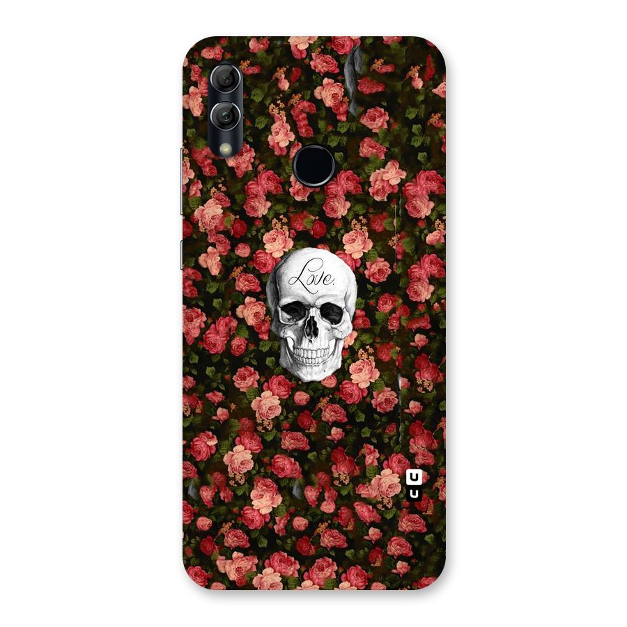Floral Skull Love Back Case for Honor 10 Lite