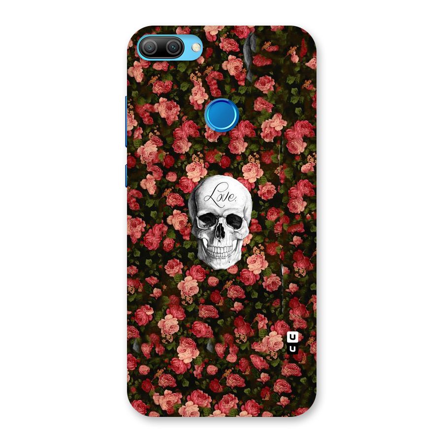 Floral Skull Love Back Case for Honor 9N