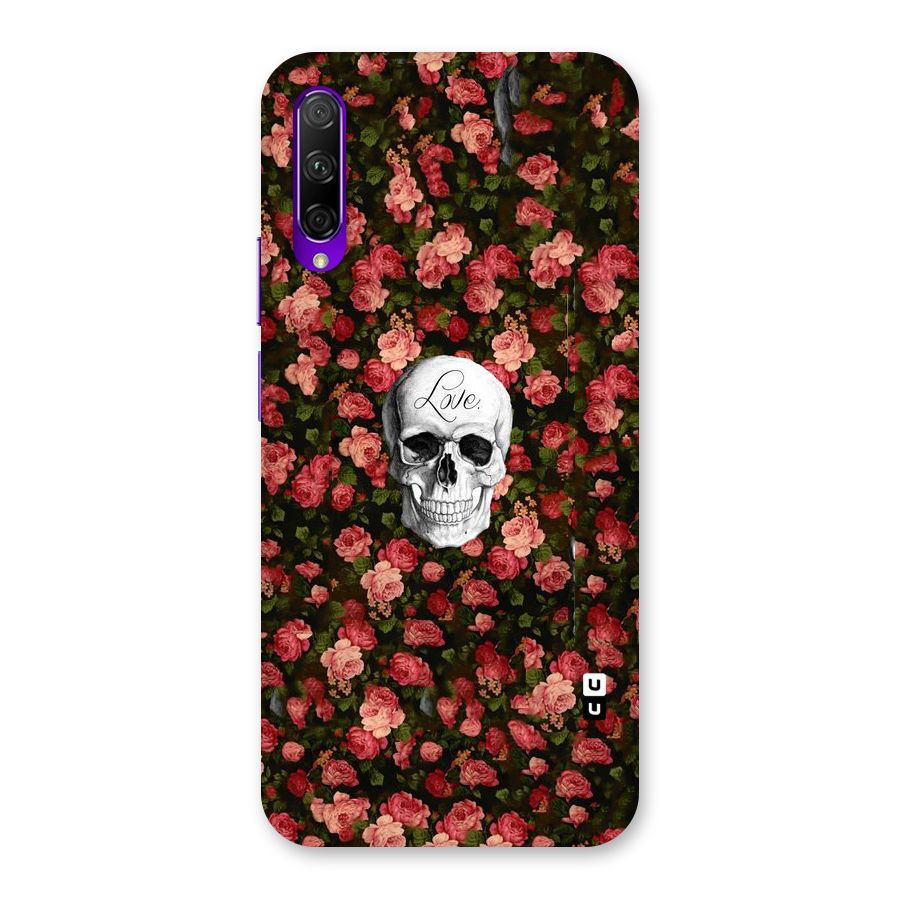 Floral Skull Love Back Case for Honor 9X Pro